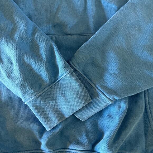 Blue Embroidered Nike Vintage Hoodie Fits like Large - Picture 3 of 4